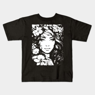 beautiful woman Kids T-Shirt